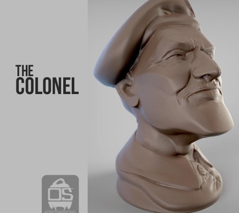 دانلود مدل سه بعدی قابل چاپ Colonel